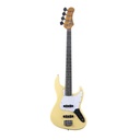 Eko JB-300 CREAM Basso Elettrico a 4 corde a 21 Tasti e con 2 pickup JB Crema