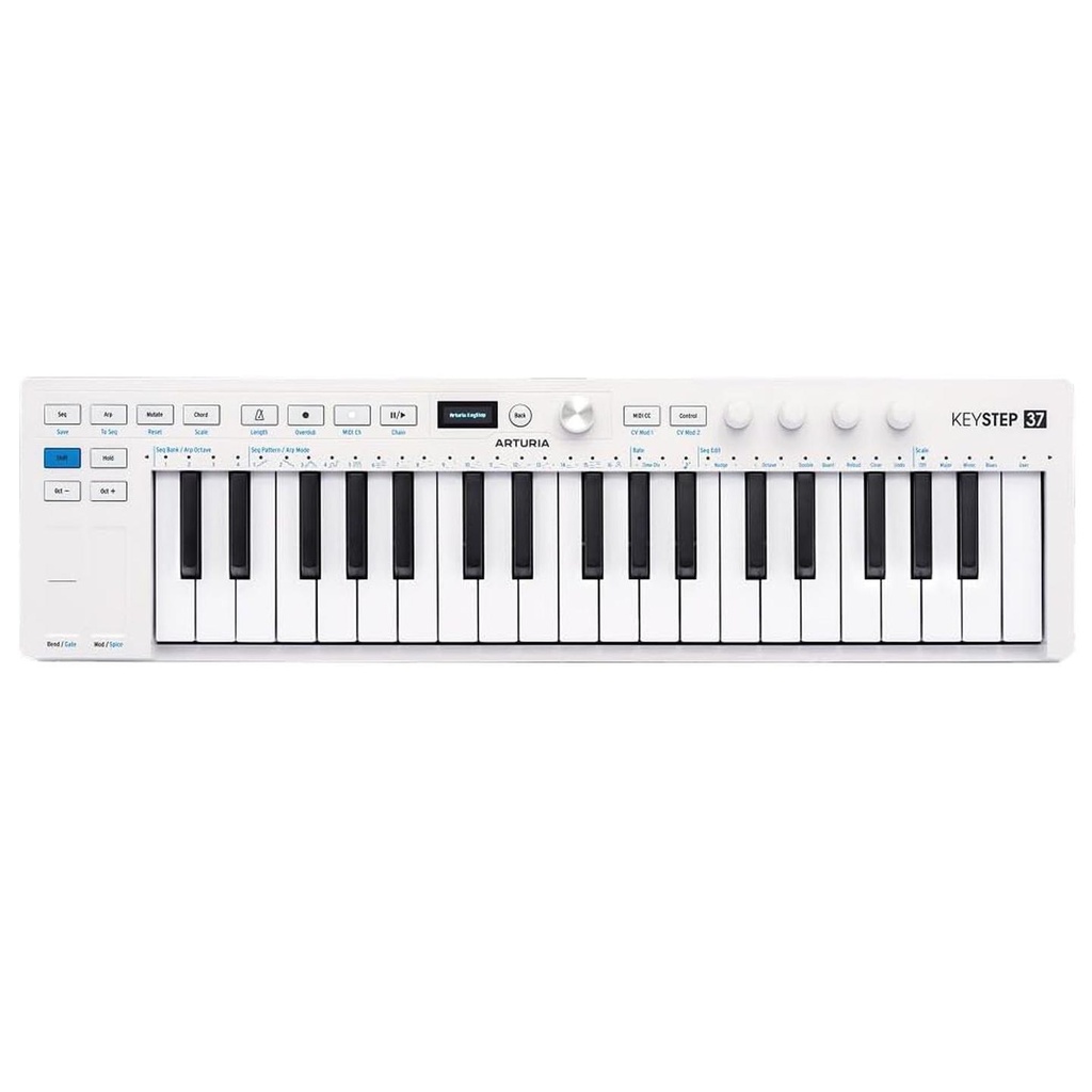 Arturia KEYSTEP 37 MK2 WHITE Tastiera Controller MIDI Sequencer polifon. Bianco