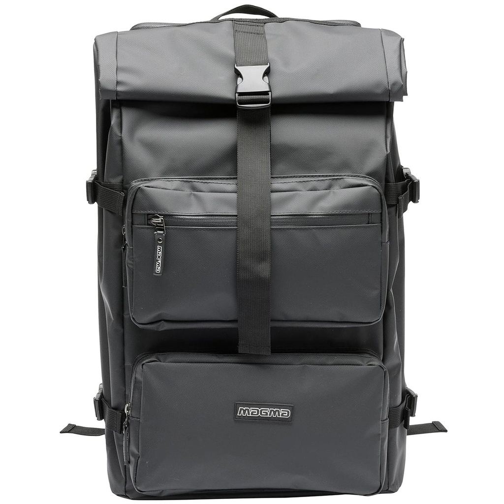 Magma ROLLTOP BACKPACK III Zaino robusto impermeabile e multifunzionale, Nero