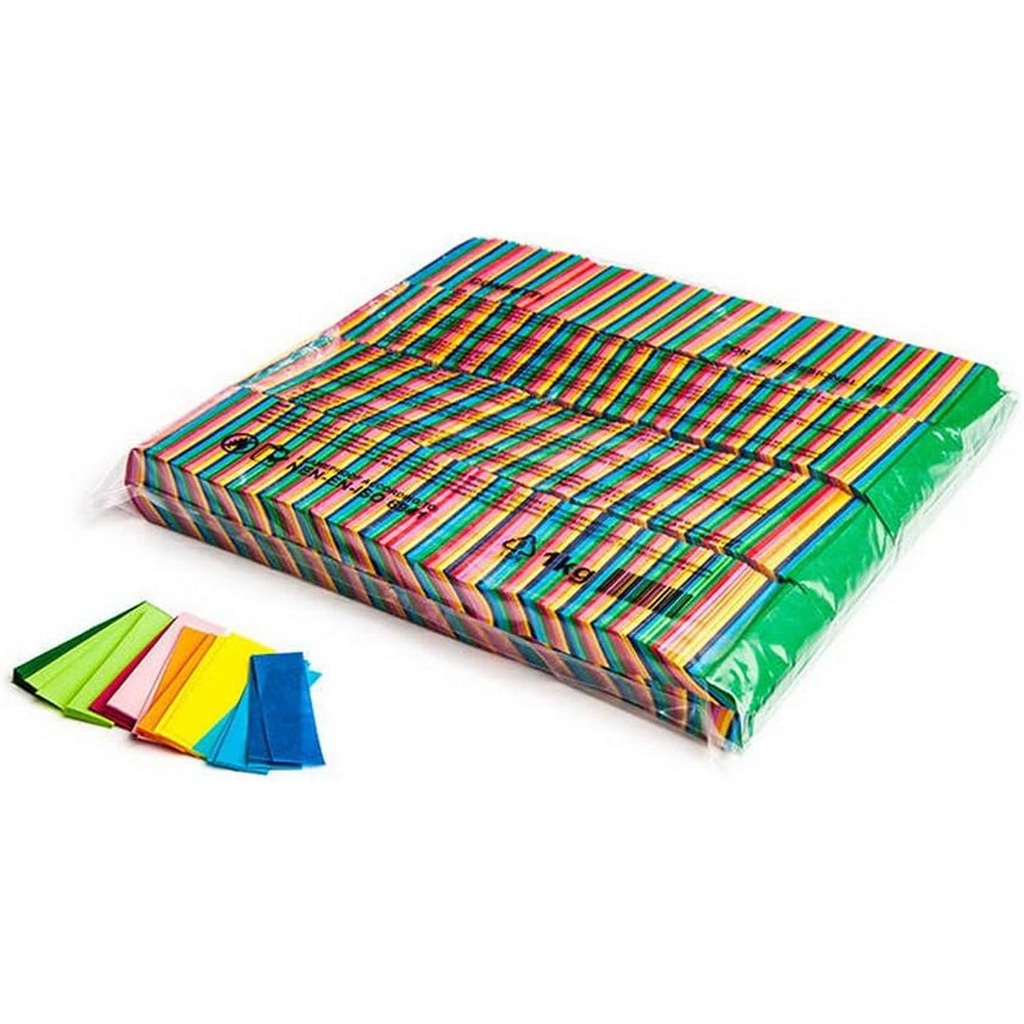 Magic Fx CON01MC Slowfall Confetti Multicolour rettangoli di coriandoli 55x17 mm
