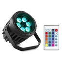 Beamz BWA63 AluPar IP65 RGB Par 6 LED 3-in-1 3W completamente autonomo +telecom.
