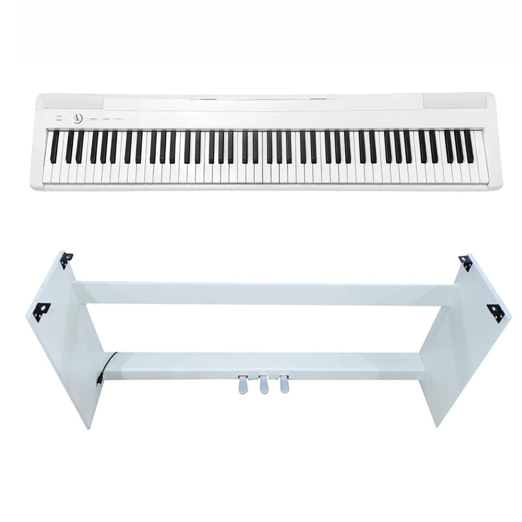 Echord EP-88 W Pianof. Digit. 88T Pesati H.Action Nero + Echord WS10 WHT Supp.