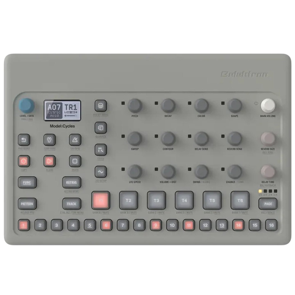 Elektron MODEL:CYCLES Groovebox FM a 6 PAD e Track Audio usate anche in MIDI