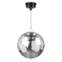 Fuzzix MB30ML Disco Ball 30cm Palla da discoteca da 30 cm con rotore con 18 LED