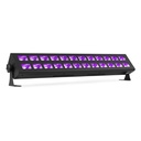 Beamz BUV2123 UV Bar 2x12 LEDs Barra Luci 24 LED MONOCOLORE UV 3W Plug & Play