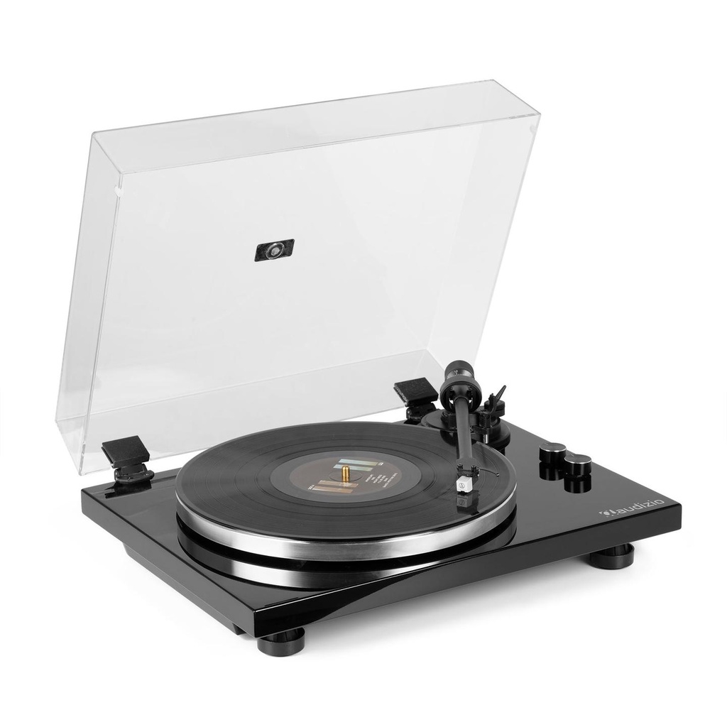 Audizio (101.502) Toledo Premium Turntable Black Giradis. cinghia+Bluetooth Nero