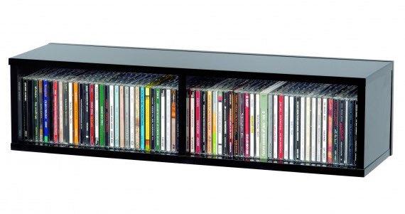 Glorious CD Box 90 Black Raccoglitore per contenere fino a 90 CD, Nero