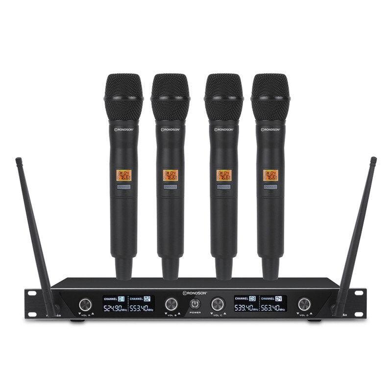 Rondson BE-1040/4MIC-2 (670.4-658.1 - 687.1-664.1) Sist. Mic. Wir. 4 Palm. Nero