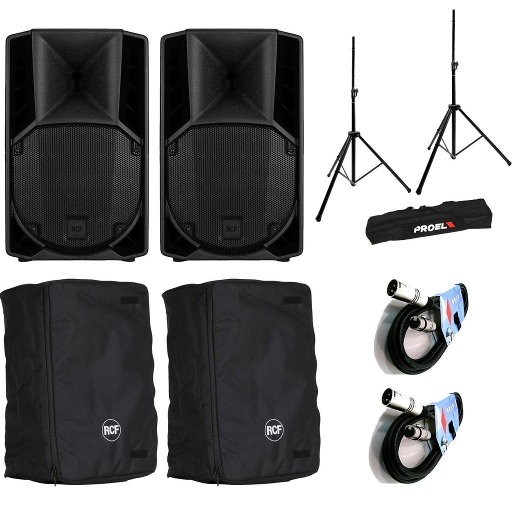 RCF ART 708-A MK5 Coppia Diffus.Att.1400W P.+2CVR ART708+FRE300KIT+2xBULK250LU10