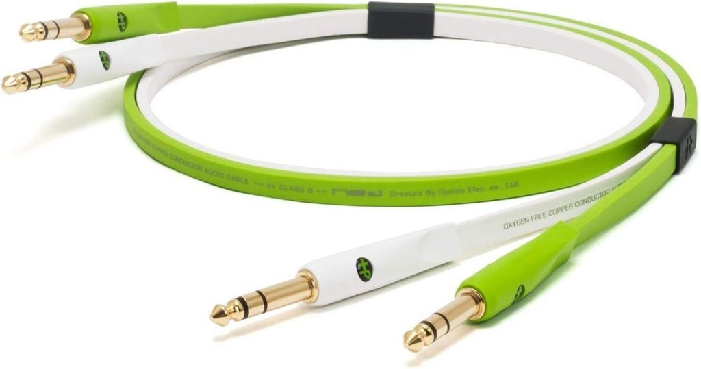 NEO OYAIDE D+ TRS Class B 1mt Cavo Audio Pro 2x Jack6.3Stereo a 2x Jack6.3Stereo