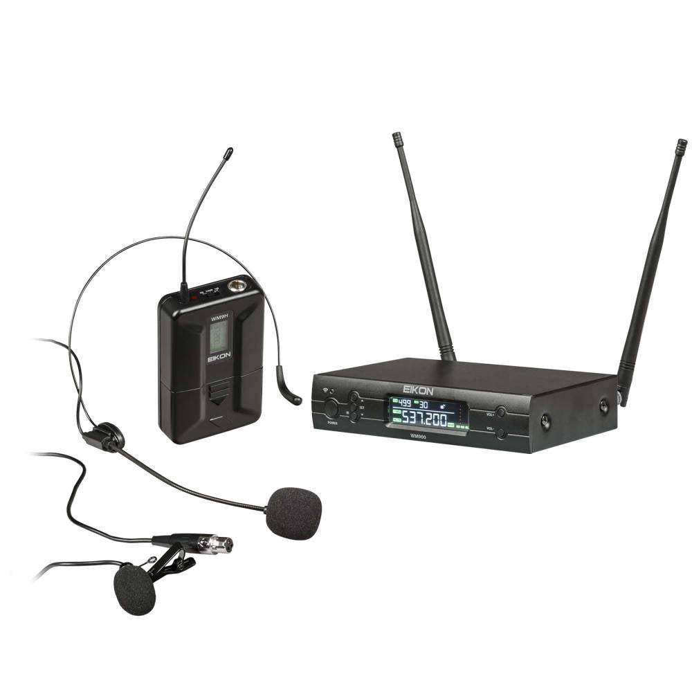 EIKON WM900H UHF A:512-568MHz Sist. Mic. Pro Wirel. archetto x canto e present.