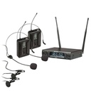 EIKON WM900DH DUAL UHF B:606-614MHz 2 Mic Pro Wirel. Archet. x canto e present.
