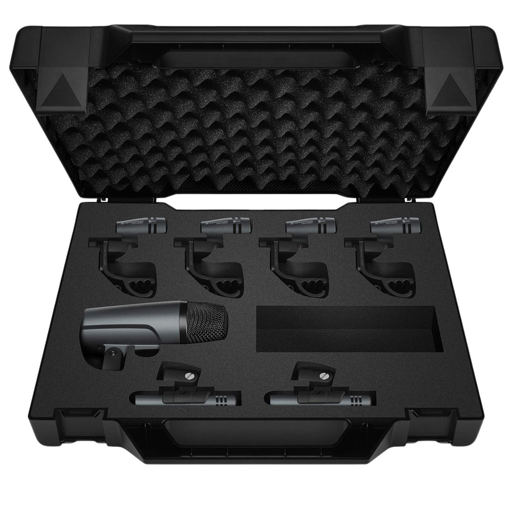 Sennheiser E600 SERIES DRUM CASE Kit completo Microfoni Pro cablati x batteria
