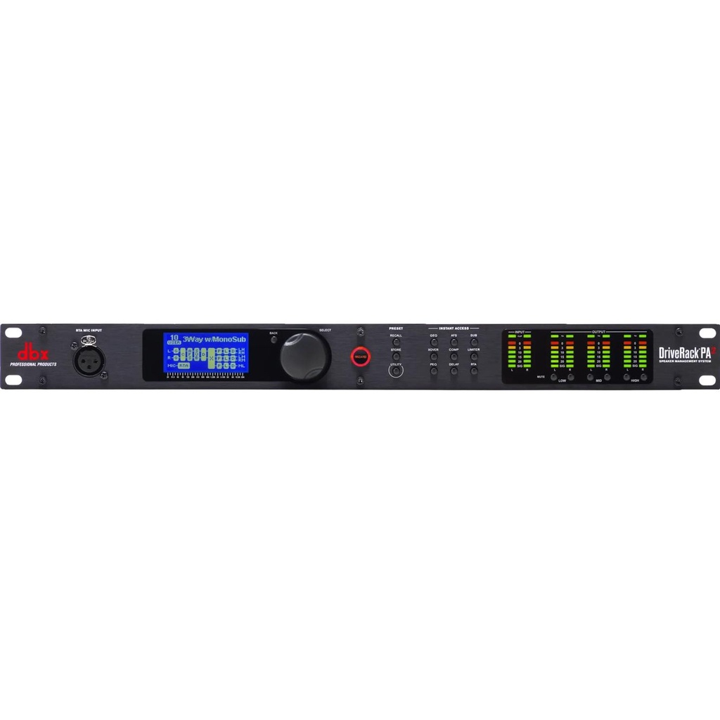Dbx DriveRack PA2 Sistema completo di gestione degli altoparlanti
