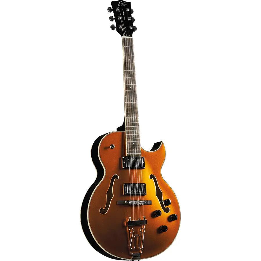 Eko JAZZ GOLD Chitarra semi-acustica 22T 2 pickup humbucker selet. toggle 3 vie