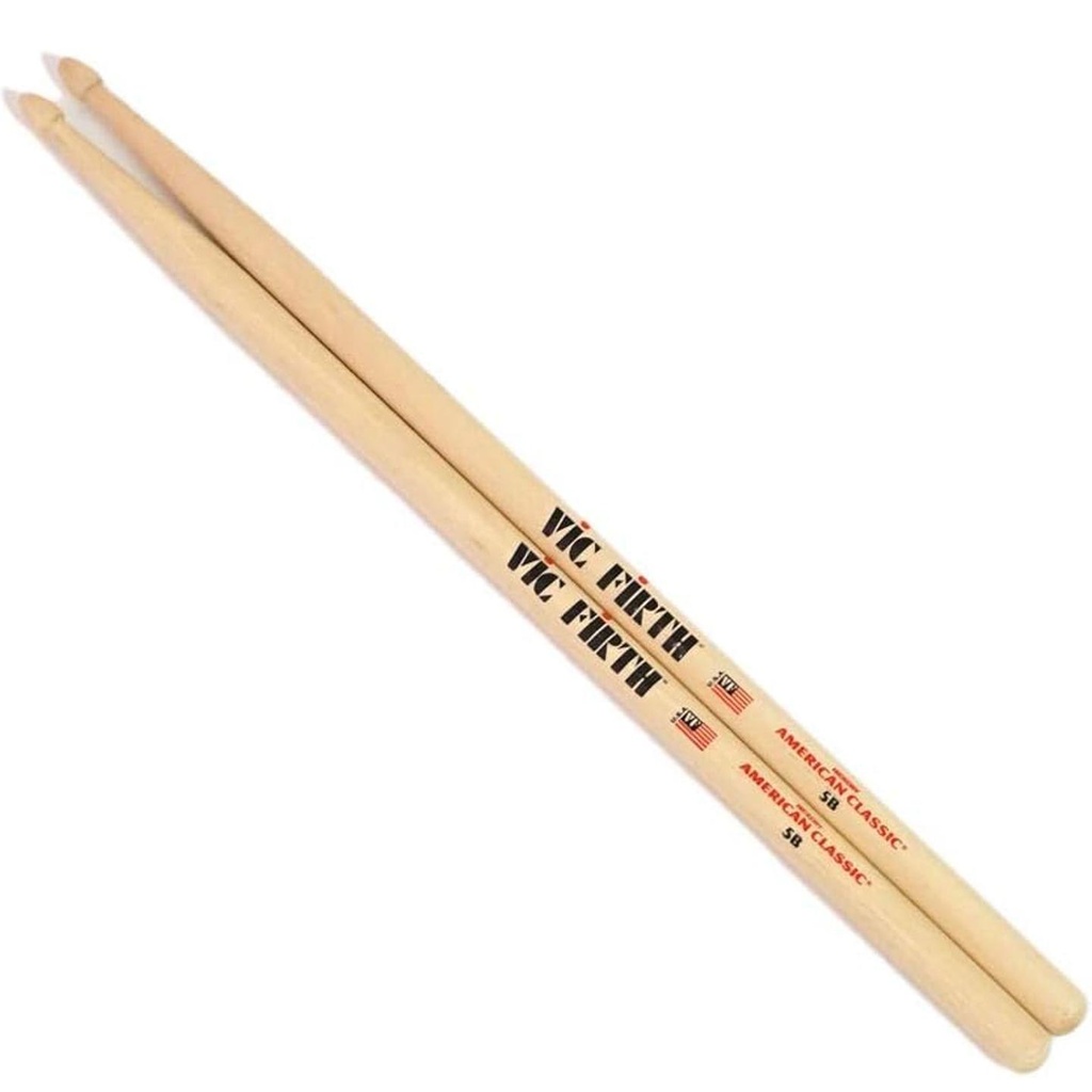 VIC FIRTH 5B American Classic Bacchette x batteria punta goccia finitura laccata