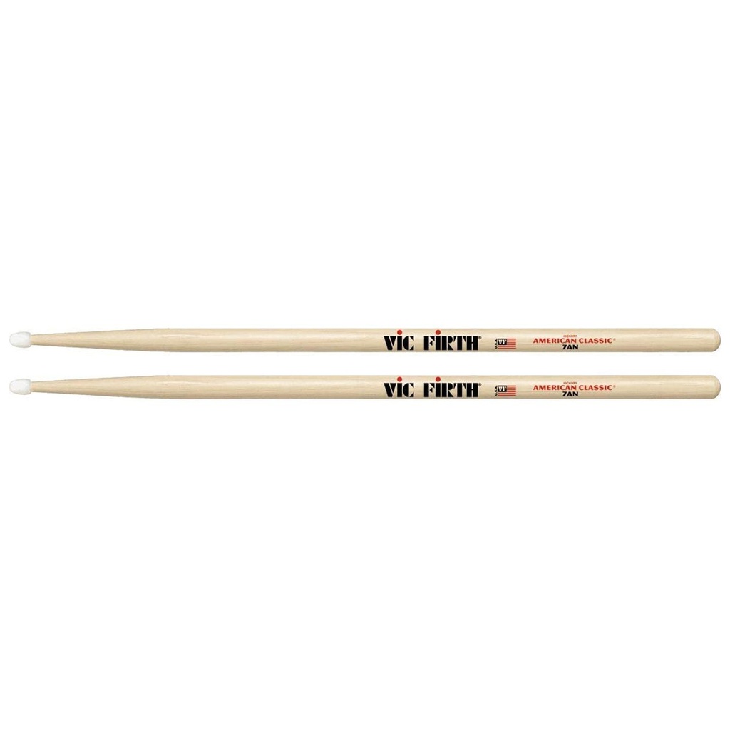 VIC FIRTH 7AN American Classic Coppia Bacchette x batteria punta a goccia Nylon