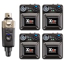 Xvive U4r4 In Ear Monitor Kit Sistema audio digit. 4 ricevitori +1 trasmettitore