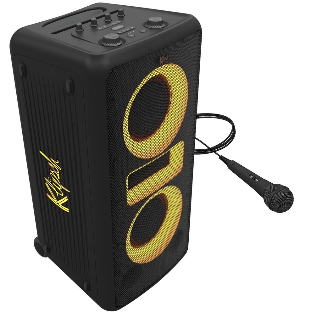 Klipsch NEW YORK EUA BLACK Cassa trolley 100w a batteria IPX4 bluetooth USB Mic