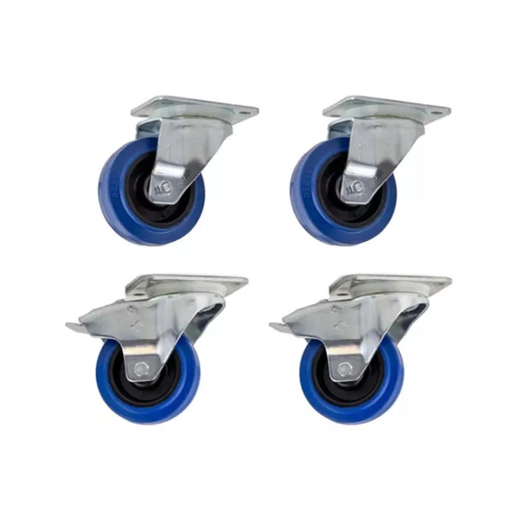 FBT KBW-1004S Set di 4 ruote x Subwoofer Mitus 218, 118, 121, Subline 218, 118