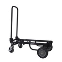 Proel PROKARTM Carrello per trasporto attrezzature per DJ portatile, Nero Opaco