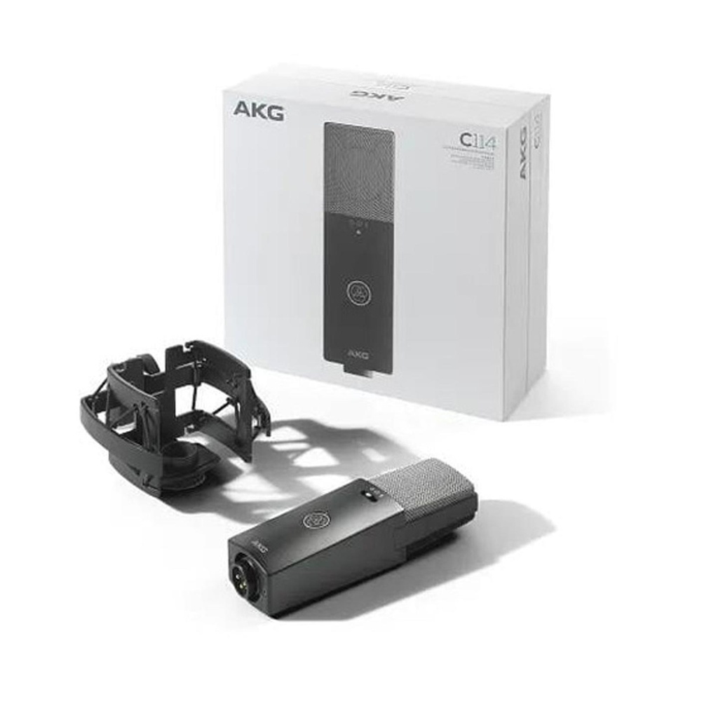AKG C114 Microfono Condensatore Cablato x podcaster, streamer, YouTuber, video