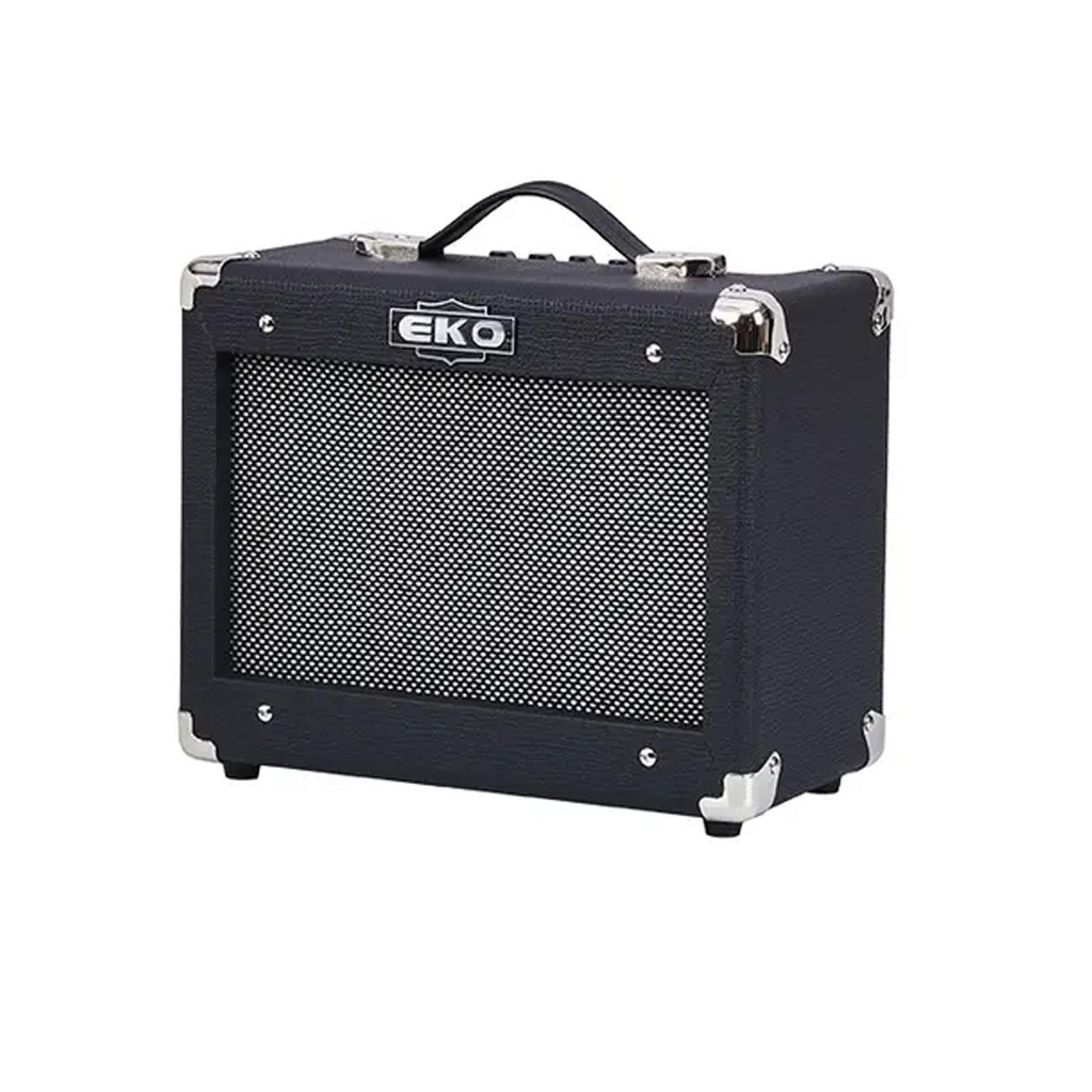 Eko B-BA15 Amplificatore combo per Chitarra, da 15w RMS e con cono da 8", Nero