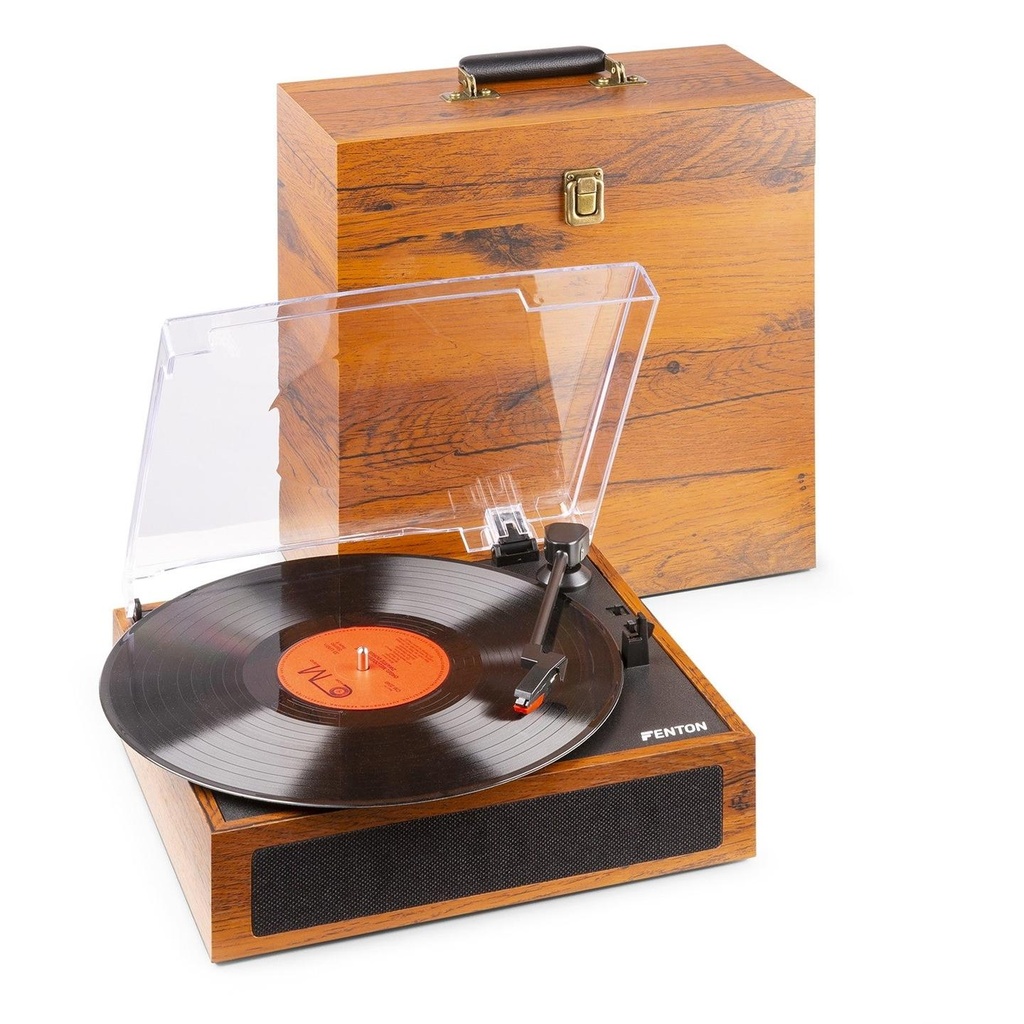 Fenton RP170L (102.165) Giradischi casse bluetooth 100w con custodia x 30 dischi