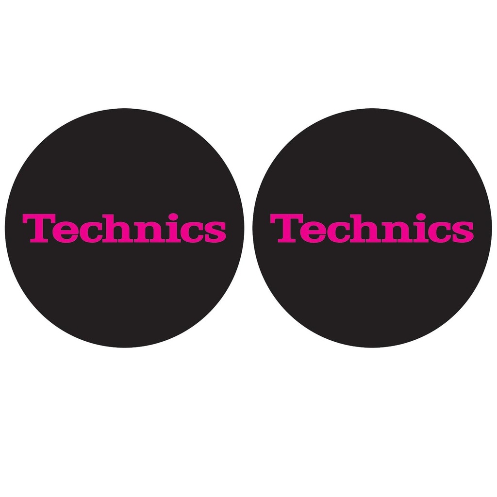 Magma TECHNICS SIMPLE 3 Coppia Feltri x giradischi Dj fondo nero Logo Technics