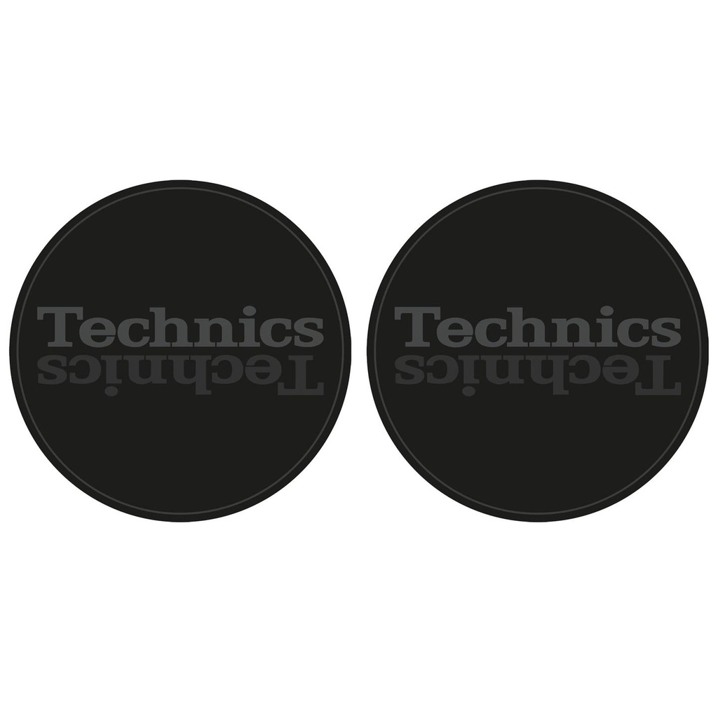 Magma TECHNICS DUPLEX 7 Coppia Feltri x giradischi Dj fondo nero Logo Technics
