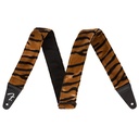 Fender Wild Animal Print Strap, Tiger, 2" Tracolla x chitarra in pelliccia sint.