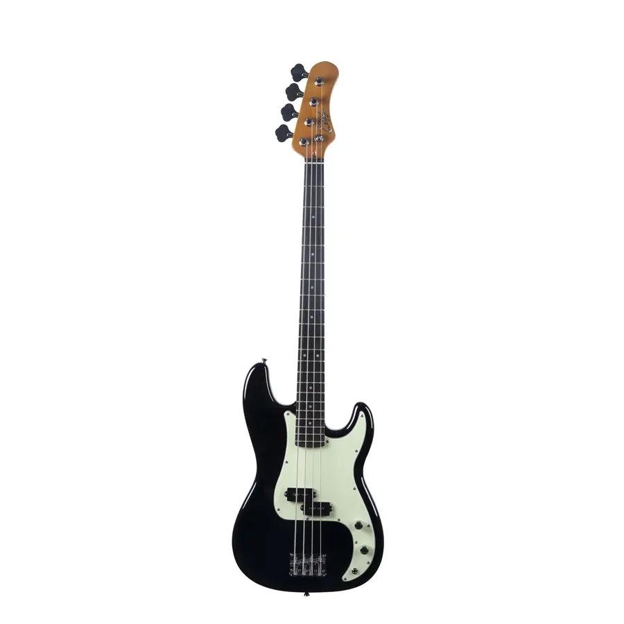 Eko PB-300 BLACK Basso elettrico 4 corde serie "Tribute 300" 21 Tasti, Nero