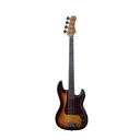 Eko PB-300 SUNBURST Basso elettrico 4 corde serie "Tribute 300" 21Tasti Sunburst