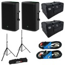Mackie Thrash215 Coppia Cassa Attiva 15" 1300w + 2BAG + FRE300KIT+2x BULK250LU10