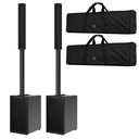 RCF EVOX J9 Coppia Sistema Pro Array Attivo a Colonna Portatile 3Vie 2100w Nero