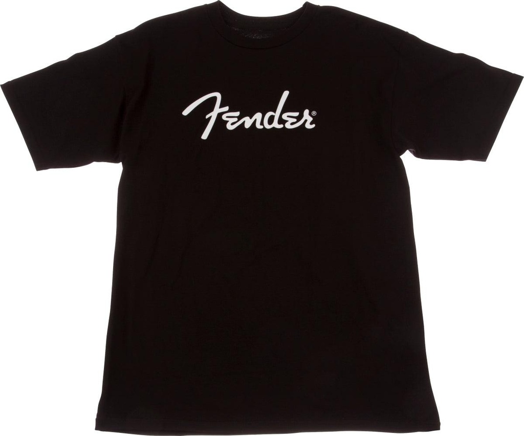 Fender Spaghetti Logo T-Shirt, Black, taglia M
