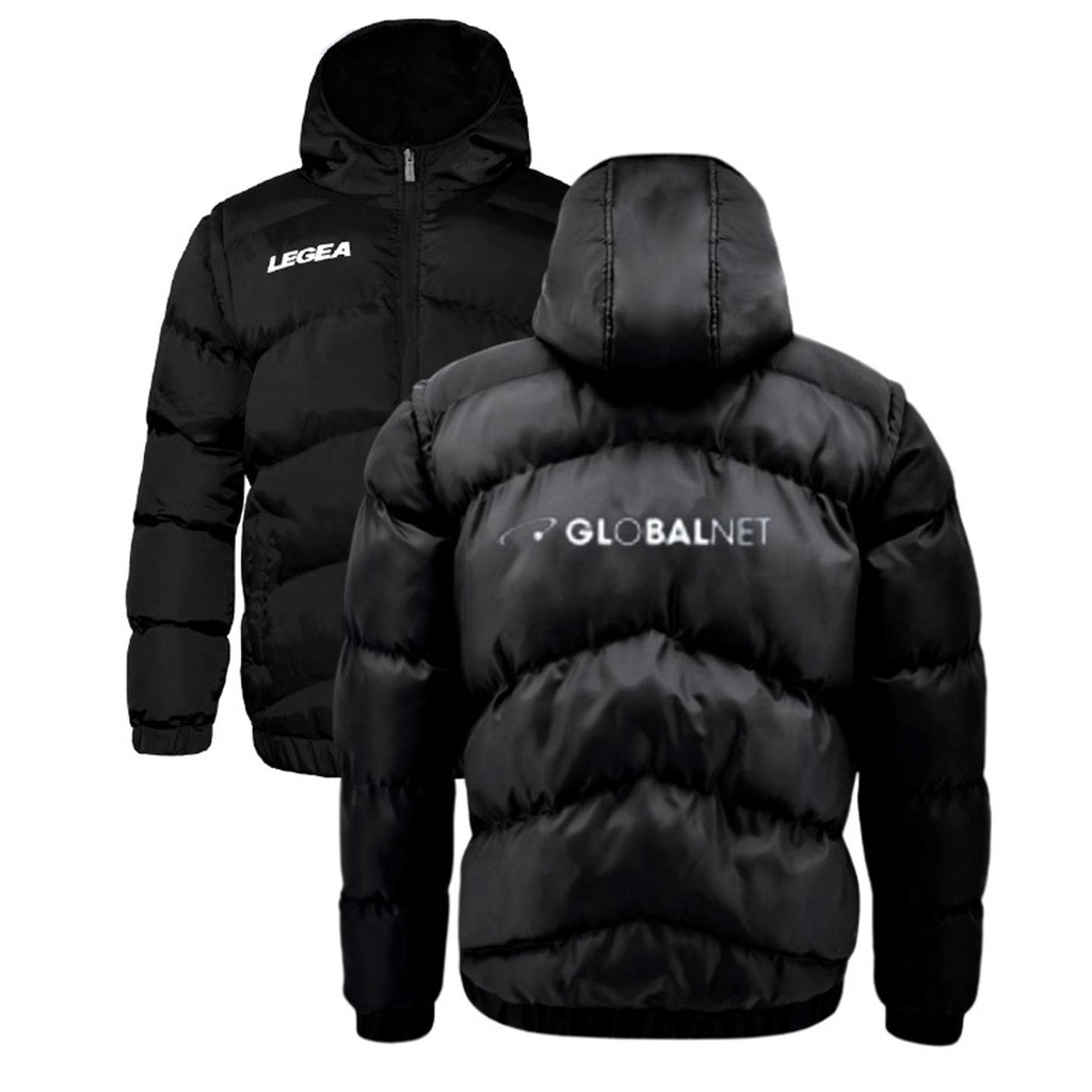 Global Net G019 TORNADO QUEBEC Giubbotto XL brandizzato Global Net, Nero