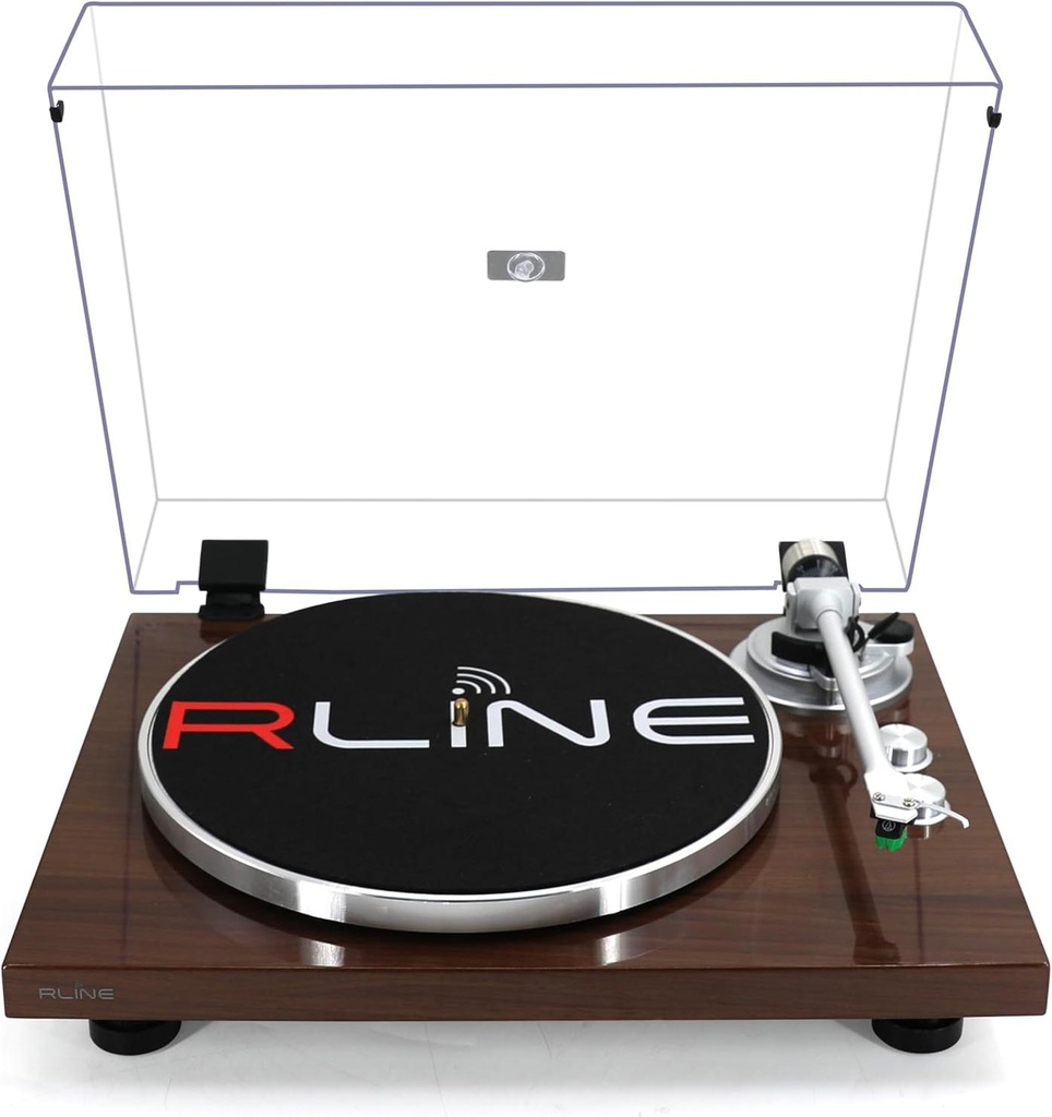 RLINE RLTN22GWLN Giradischi a cinghia Bluetooth output Phono/Line, Noce Lucido