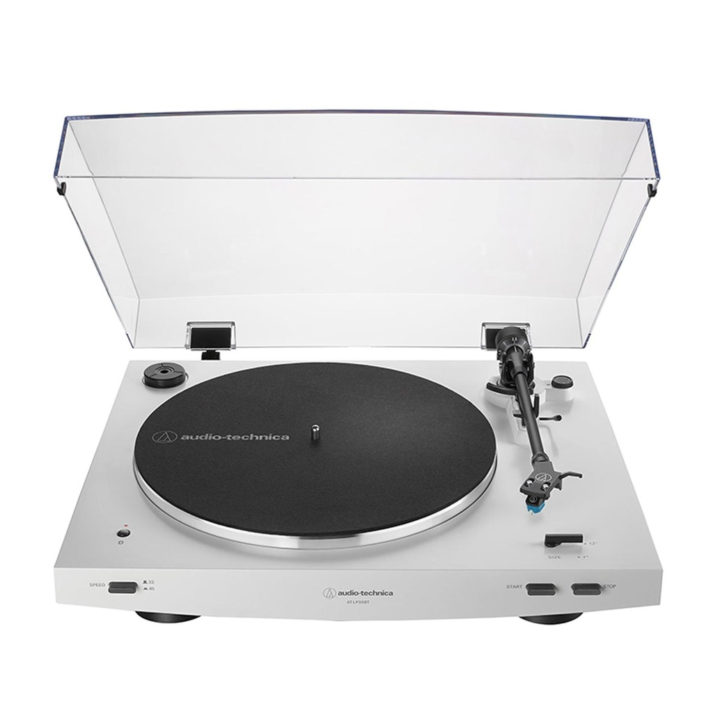 Audio-Technica AT-LP3XBT-WH Giradischi a cinghia automatico + Bluetooth, Bianco