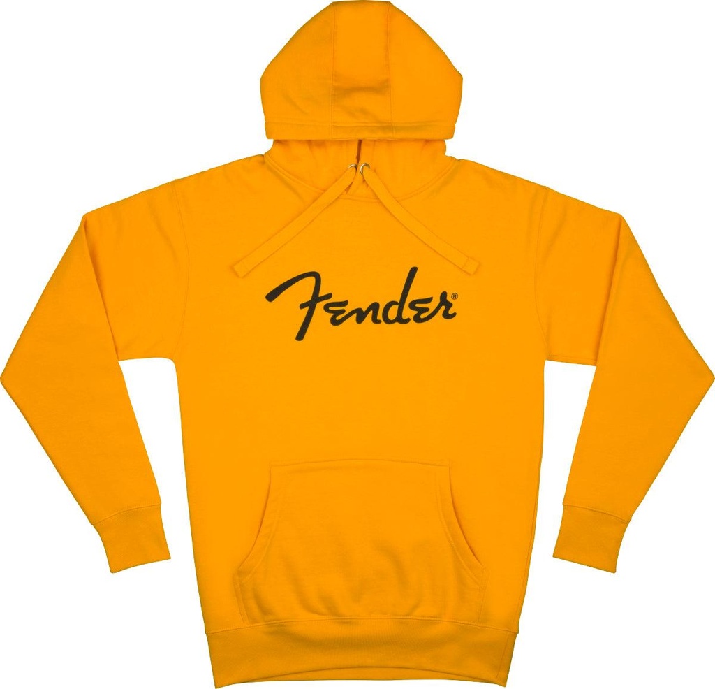 Fender Spaghetti Logo Hoodie Butterscotch Blonde XL Felpa con cappuccio Giallo