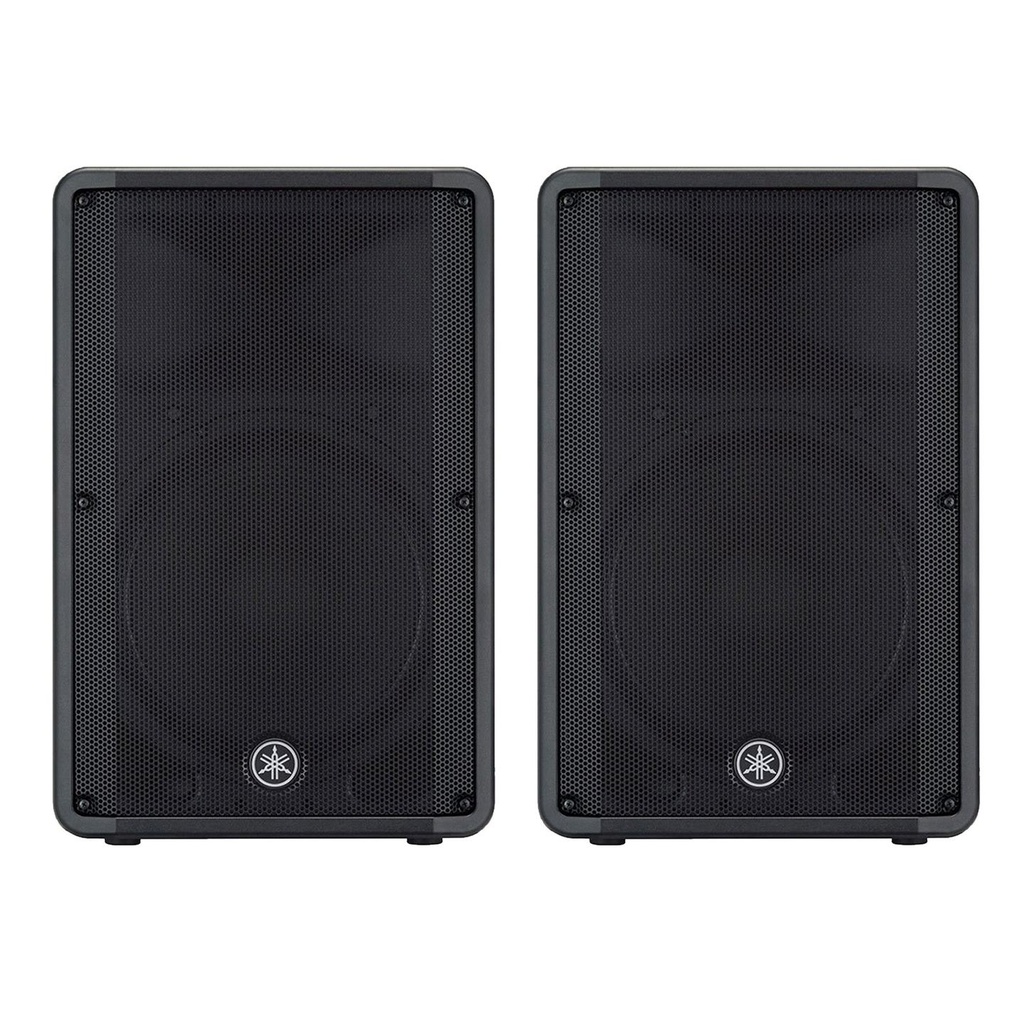 Yamaha DBR15 Coppia Diffusore attivo da 15" e 1000w di picco e SPL 132db, Nero