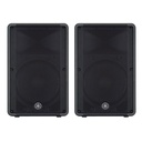 Yamaha DBR15 Coppia Diffusore attivo da 15" e 1000w di picco e SPL 132db, Nero