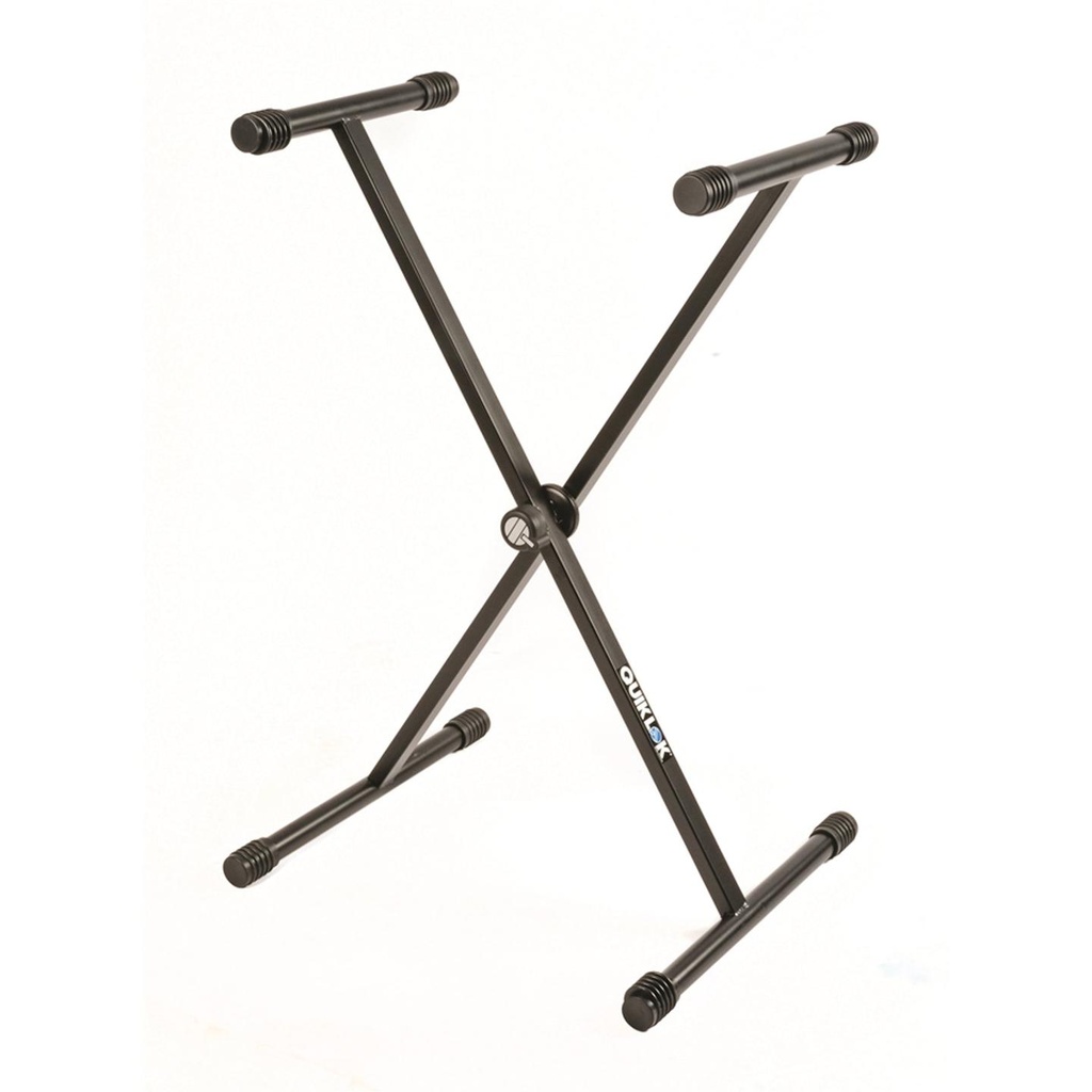 Quik Lok T10 BK Supporto regolabile per tastiera a livello e Telaio singolo Nero