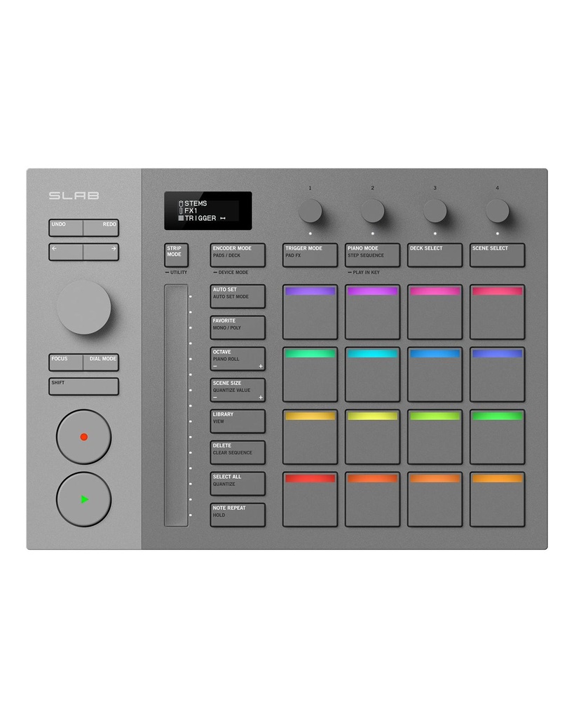 AlphaTheta SLAB Controller professionale MIDI RGB per Serato Studio