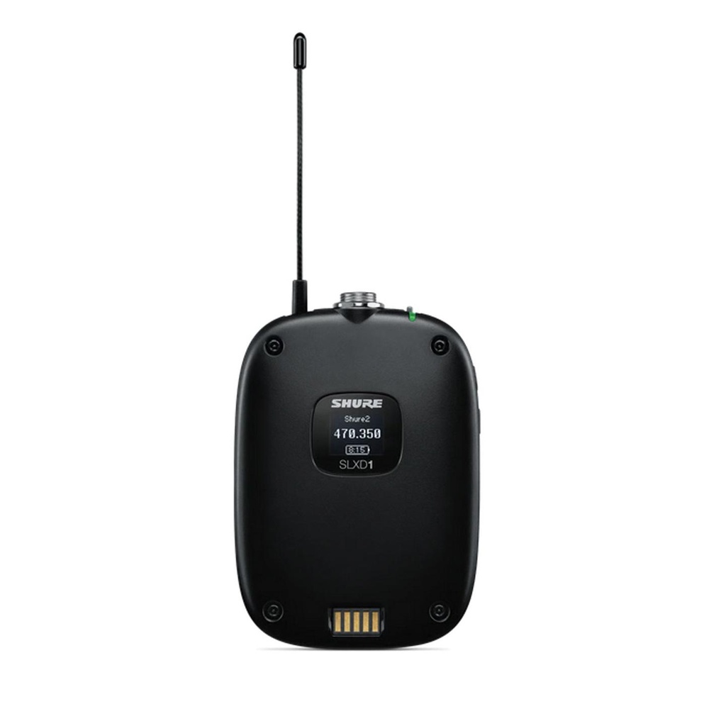 Shure SLXD1-J53 F. 562-606 Trasmett. body-pack per serie SLX-D x strumenti o mic