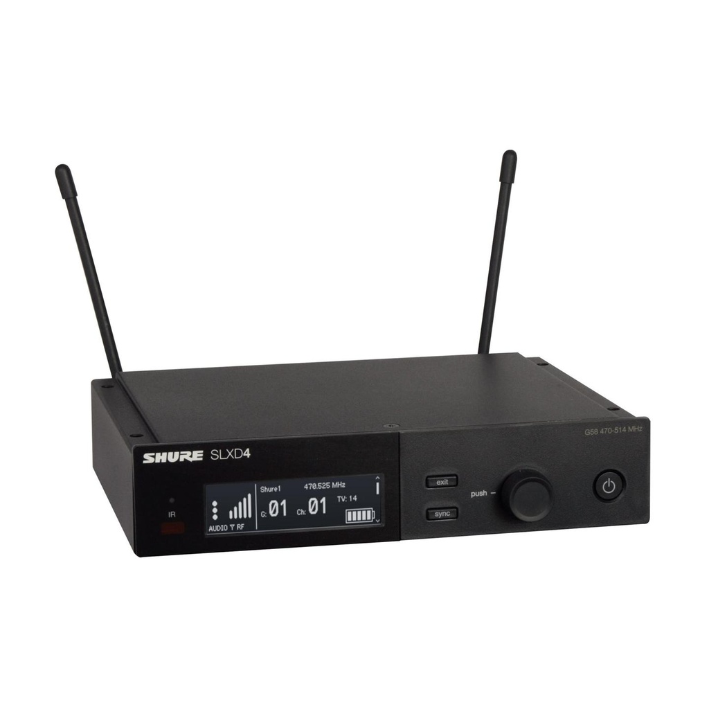 Shure SLXD4E-J53 F. 562-606 Ricevitore wireless per presentazioni e performance