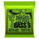 Ernie Ball 2836 Nickel Wound 5 corde Regular Slinky 45-130 Corde per Basso