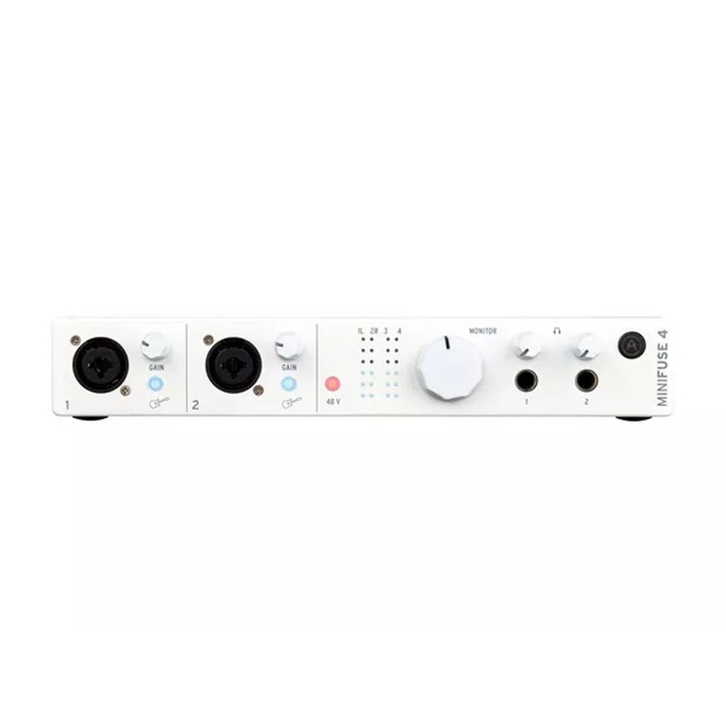 Arturia MINIFUSE 4 WHITE Interfaccia Audio USB C con 2 In Combo, 2 IN TRS, 4 Out