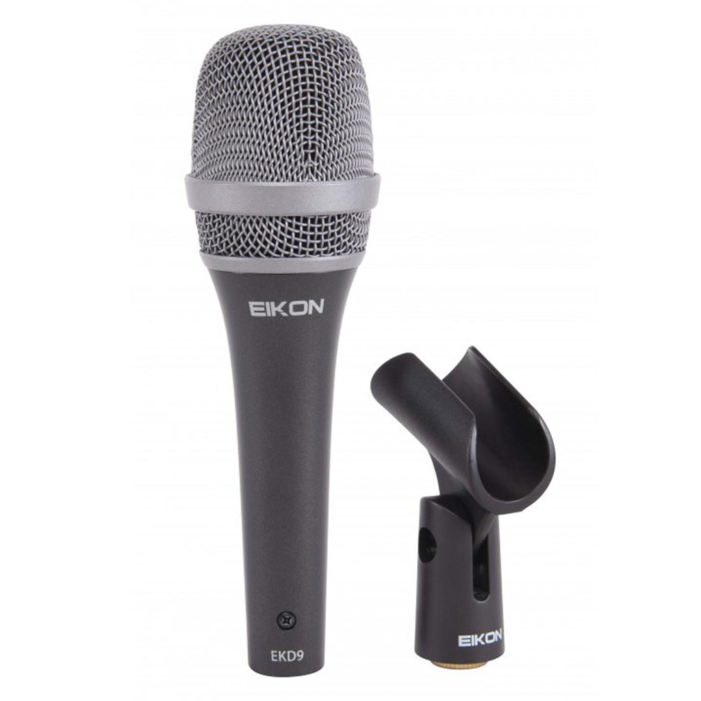 EIKON EKD9 Microfono Pro cablato cancell. rumore x live senza int. On/Off
