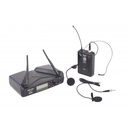 EIKON WM700HA Microfono wireless archetto x karaoke canto live, Nero